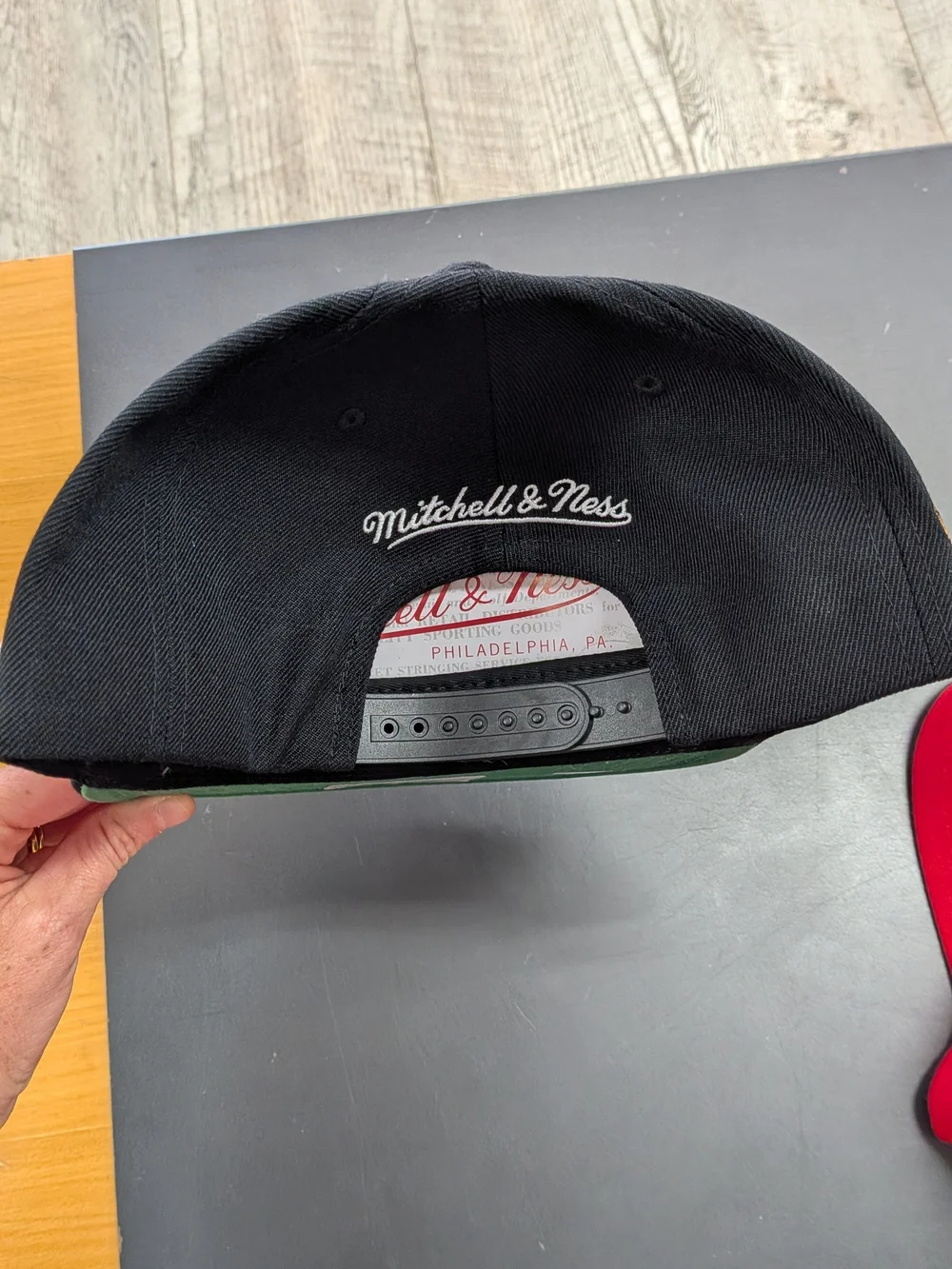 Mitchell & Ness Chicago Bulls Black Snapback Hat Embroidered